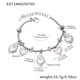 E671-Steel DIY Multi-Accessories Bracelet 15+4cm Picture13