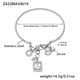 Z432-Steel 5A Zircon Bracelet Picture2