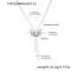 TXP324-Steel Butterfly Tassel Necklace 55+5cm Picture2