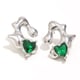Irregular Heart Earrings-Steel Picture2