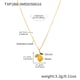 TXP288-5 Lemon Gold White Diamond Necklace 40+5cm Picture9