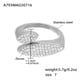 A793-Steel 5A Zircon Ring-Size 7/No.7 Picture2