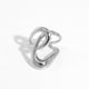 silver color/One Size/One piece ring Picture3