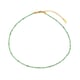 Natural Stone Short Necklace - Green Agate Picture20