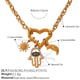 XL513G1 gold necklace Picture8