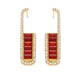 F403-Red zircon earrings Picture2