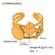 A758-Golden Love Ring/No.7 Picture6