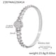Z397-Steel White Zircon Bracelet Picture2