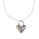 Colored zirconium love mama pendant necklace-steel Picture2