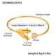 Z450-Gold Zircon Bracelet Picture6