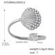 A753-Steel 5A Zircon Shell Ring/No.7 Picture6