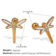 EH1162WEG White Oil Drop Gold Earrings Picture5