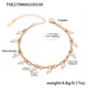 TXE270-Heart Pearl Tassel Bracelet 15+5cm Picture3