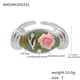 A092-Steel Pink Rose Ring/No.7 Picture4