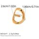 Gold color/One Size/Ring style 2 Picture2
