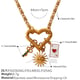 XL498G1 gold necklace Picture4