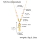TXP298-3 Blue Fish Pendant Pearl Necklace 44+5cm Picture8