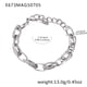E673-Steel bracelet 15+4cm Picture6