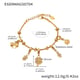 E669-Gold DIY Flower Bear Bracelet 15+4cm Picture23