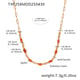 TXP258-Natural stone necklace 40+5cm
