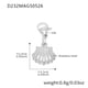 D232-Steel Shell Pendant 4pcs Picture8