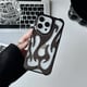 Hollow flame pattern electroplating black/iphone 16Plus Picture37