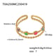 TXA250-Gold Demon Eye Ring-Size 7 Picture3