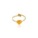 Goldring mit Jakobsmuschel Bild5