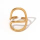 Gold color/One Size/One piece ring 