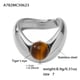 A782-Steel Tiger Eye Ring/No.7 Picture6