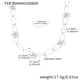 TXP356-Steel necklace 40+5cm Picture3