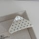 White polka dots-triangle Picture12