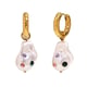 Baroque Imitation Pearl Vintage Earrings - Multicolored