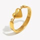 Small Heart Ring-Gold/Number 7 Picture5