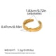 Gold color/One Size/Ring style 2 Picture2