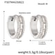 F507-Steel Color Zircon Earrings-M Picture7