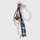 1 multi-color beaded heart keychain Picture2