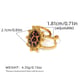 Multicolour/One Size/Ring style 1