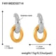 F491-steel earrings