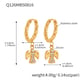 Q126-Gold Earrings Picture2