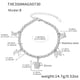 TXE350-B steel color DIY zircon bracelet 16+5cm Picture5