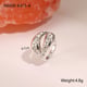 NMSR-K415-4 Steel Diamond Ring/One Size Picture2