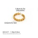 Gold color/One Size/Ring style 1 