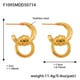 F1095-Gold Earrings Picture4
