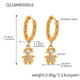 Q118-Gold Earrings Picture5