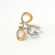 Gold and silver color/One Size/Ring style 1