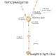 TXP323-Gold Heart Y Necklace Picture3