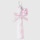 1 pink heart keychain