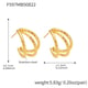 F597-Gold Earrings