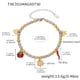 TXE351-Gold DIY Zircon Bracelet 16+5cm Picture7